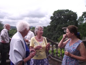 Background Gordon Green - Foreground from left to right - Jenny Green, Fay Wentworth and Christine Baker.
