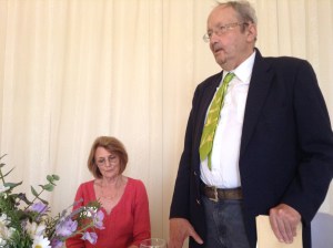 Juliet Foster and Richard Booth